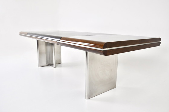 Image 1 of Large Italian Desk by Hans von Klier for Skipper, 1970s