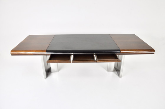 Image 1 of Large Italian Desk by Hans von Klier for Skipper, 1970s