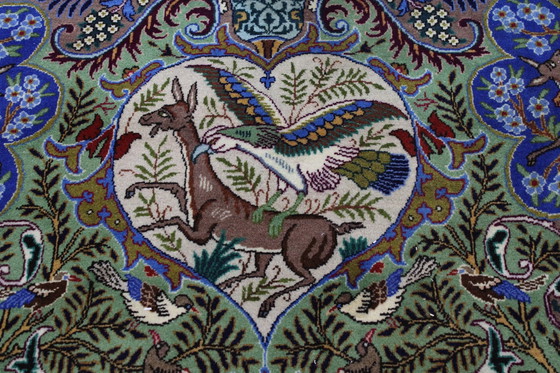 Image 1 of Alfombra persa original anudada a mano Kashmar Fine Paradise Design 393 x 300 cm Excelente estado