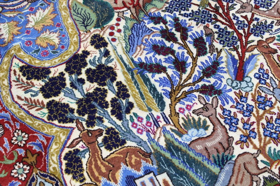 Image 1 of Alfombra persa original anudada a mano Kashmar Fine Paradise Design 393 x 300 cm Excelente estado