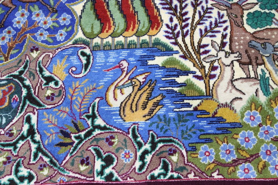 Image 1 of Alfombra persa original anudada a mano Kashmar Fine Paradise Design 393 x 300 cm Excelente estado