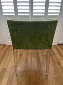 5 x Kartell The Mademoiselle Chair in damask green