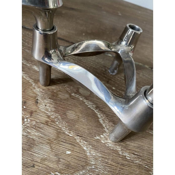 Image 1 of Set of 3 vintage modular candleholders by Bmf Nagel, 1970