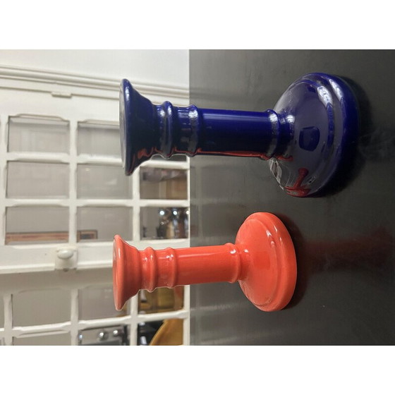 Image 1 of Pair of vintage candlesticks by Luciano, 1980