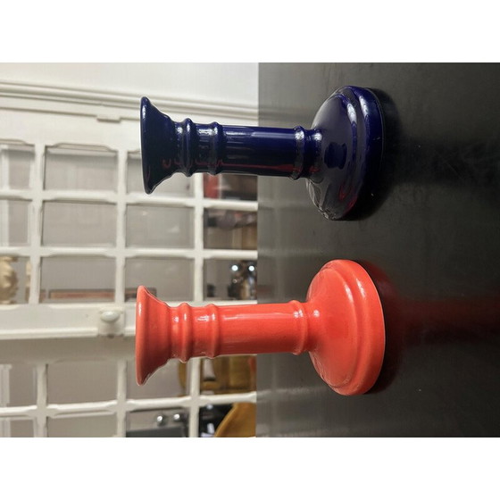 Image 1 of Pair of vintage candlesticks by Luciano, 1980