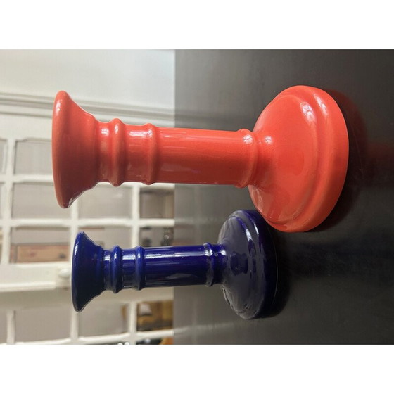 Image 1 of Pair of vintage candlesticks by Luciano, 1980