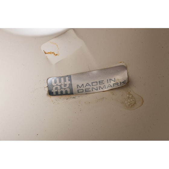 Image 1 of Lampada a sospensione vintage "Orient" in metallo e palissandro con 3 lampadine di Jo Hammerborg per Fog and Mørup, Da