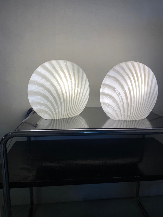 Image 1 of 2x Peill & Putzler table lamps Zebra series