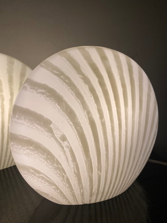 Image 1 of 2x Peill & Putzler table lamps Zebra series