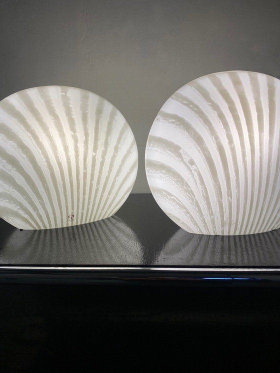 Image 1 of 2x Peill & Putzler table lamps Zebra series