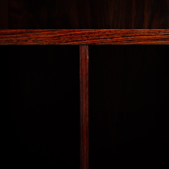 Image 1 of Danish Design Rosewood Bookcase with LP Rack