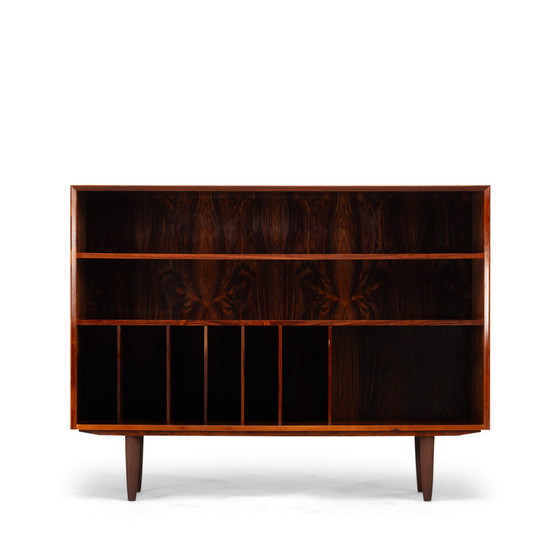 Image 1 of Danish Design Rosewood Bookcase with LP Rack