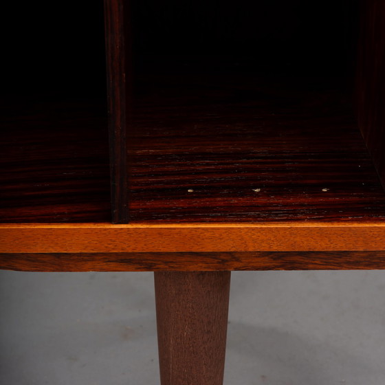 Image 1 of Danish Design Rosewood Bookcase with LP Rack