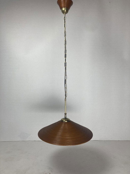 Pendant Lamp By Gabriella Crespi, 1970S