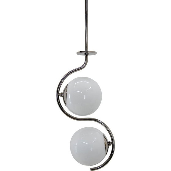 Image 1 of Vintage functionalist chandelier by Jindrich Halabala, 1930s