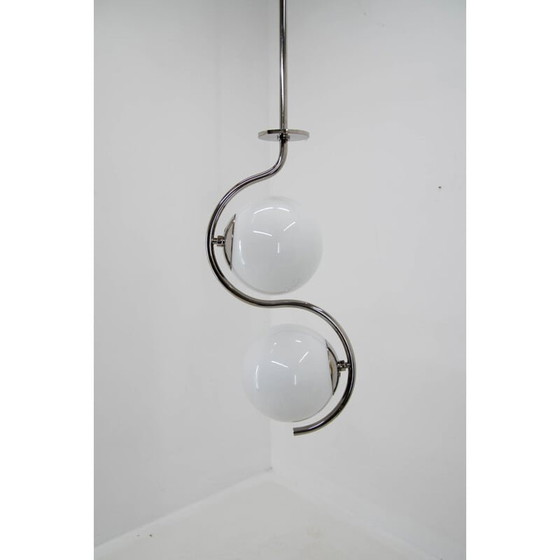 Image 1 of Vintage functionalist chandelier by Jindrich Halabala, 1930s