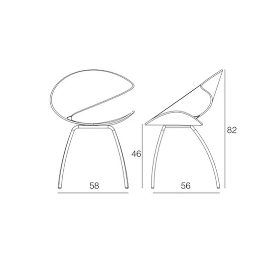 Image 1 of Midj Chair White