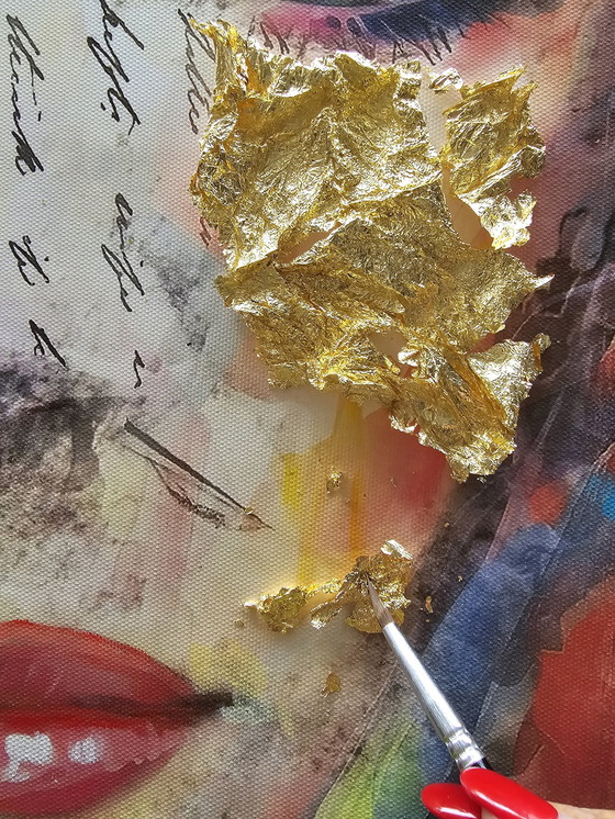 Image 1 of 1 Exclusive Work. Self Reflection On Canvas