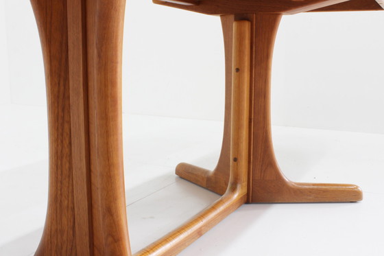 Image 1 of Korup Mobler Danish oval extendable dining table solid teak