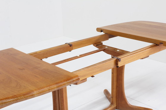 Image 1 of Korup Mobler Danish oval extendable dining table solid teak