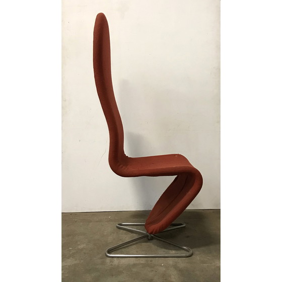 Image 1 of Verner Panton 1-2-3 Serie High Back In Terra Upholstery