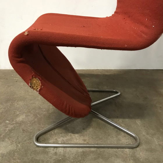 Image 1 of Verner Panton 1-2-3 Serie High Back In Terra Upholstery