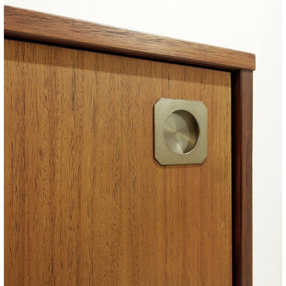 Image 1 of Mid-century wooden sliding doors sideboard, Italy 1960s