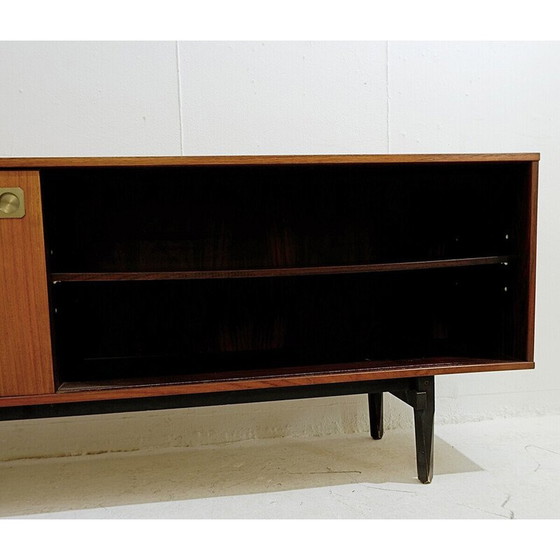 Image 1 of Mid-century wooden sliding doors sideboard, Italy 1960s