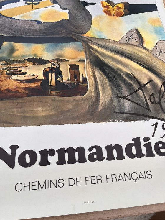 Image 1 of Affiche De Chemin De Fer Normandie