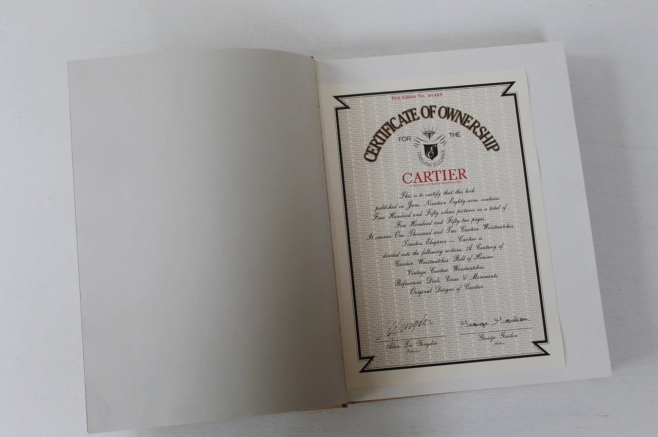 Cartier - A Century of Cartier Wristwatches Coffee Table Book By