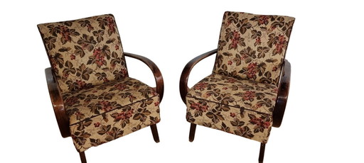 2x Jindrich Halabala lounge chair