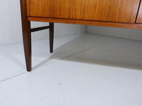 Image 1 of German workshops Teak highboard, 1960's