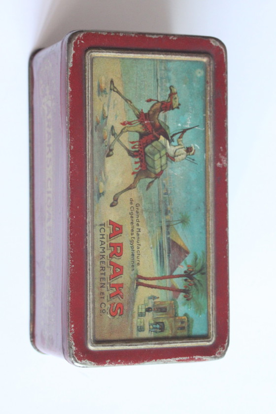 Image 1 of Antique Tchamkerten Araks cigarette boxes, 1900-1910s.