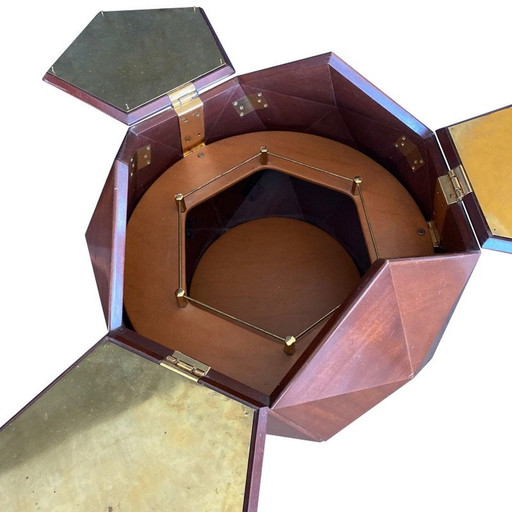 Mobile bar vintage su ruote di Vuillermoz, Francia anni '60