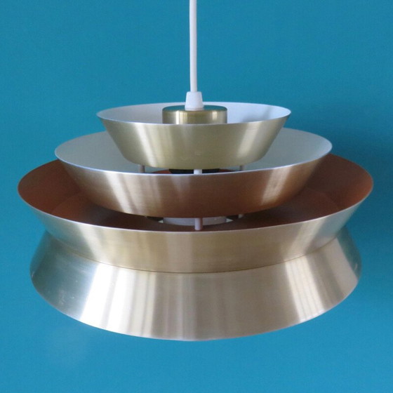 Image 1 of Vintage aluminum pendant lamp by Carl Thore, Sweden 1960