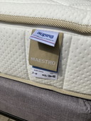 Very recent Auping Criade Boxspring 180 x 200 Light Grey Top condition!