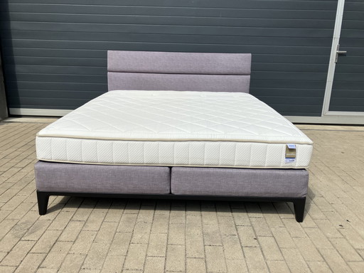 Very recent Auping Criade Boxspring 180 x 200 Light Grey Top condition!