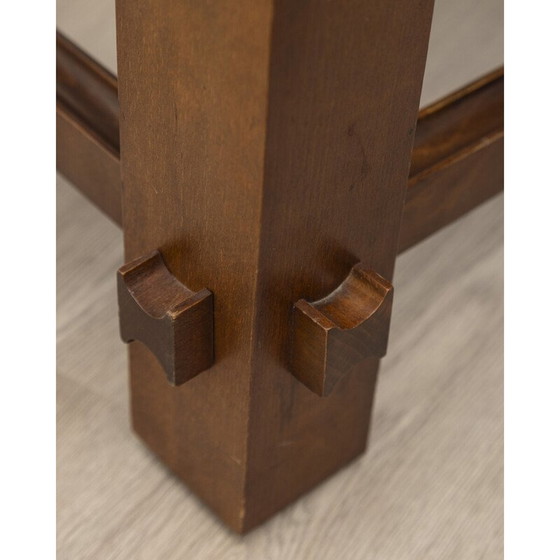 Image 1 of Vintage coffee table in walnut wood and smoked glass for Fontana Arte, 1960