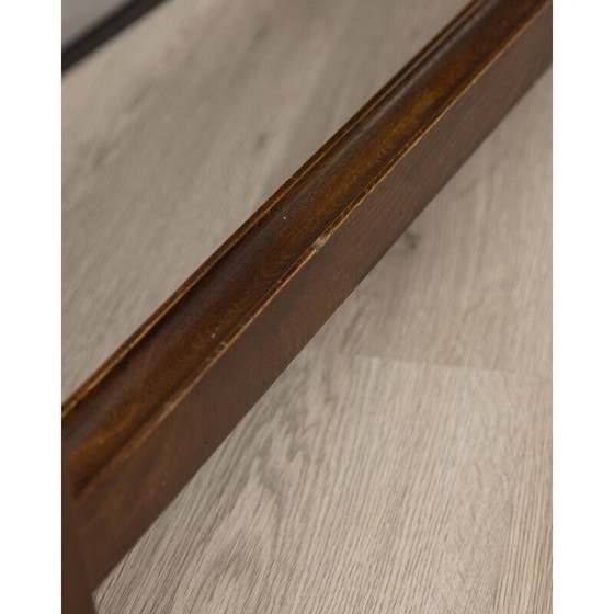 Image 1 of Vintage coffee table in walnut wood and smoked glass for Fontana Arte, 1960