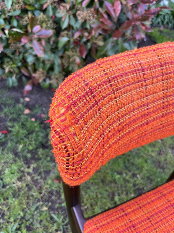 Image 1 of 4x Chaises de salle à manger Topform en bois de rose à cornes de vache