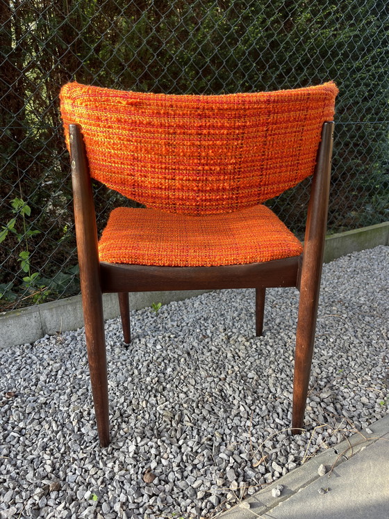 Image 1 of 4x Topform rosewood cowhorn dining chairs