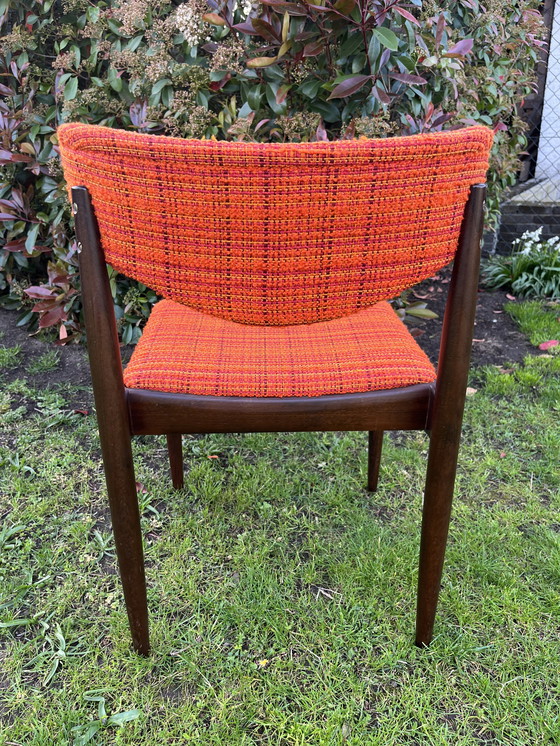 Image 1 of 4x Topform rosewood cowhorn dining chairs