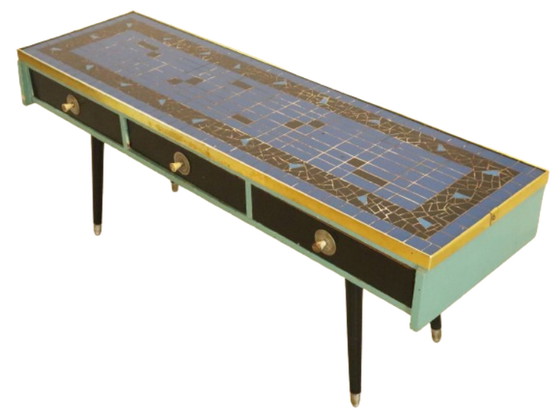 Image 1 of Credenza da ingresso piccola credenza bassa 'Steesow' vintage