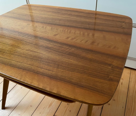 Image 1 of 50s Walnut Side Table