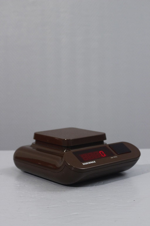 Bilancia da cucina elettronica a LED vintage Soehnle Mignon Space Age anni &#39;70