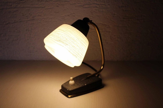 Image 1 of Small Desk Or Bedside Lamp From The 50S