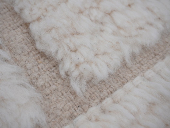 Image 1 of Berber rug - 292 cm x 200 cm - white wool