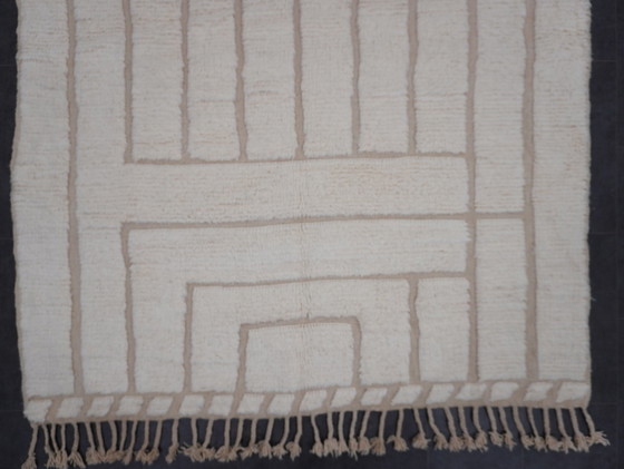 Image 1 of Berber rug - 292 cm x 200 cm - white wool