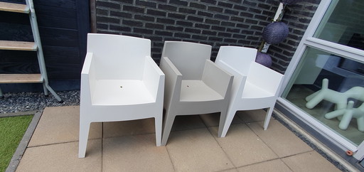 3x Philippe starck Driade Toy chairs