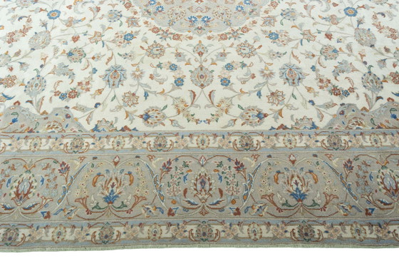 Image 1 of Hand-knotted Keshan oriental rug - 406 X 297 Cm